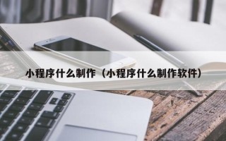 海安小程序什么制作（小程序什么制作软件）